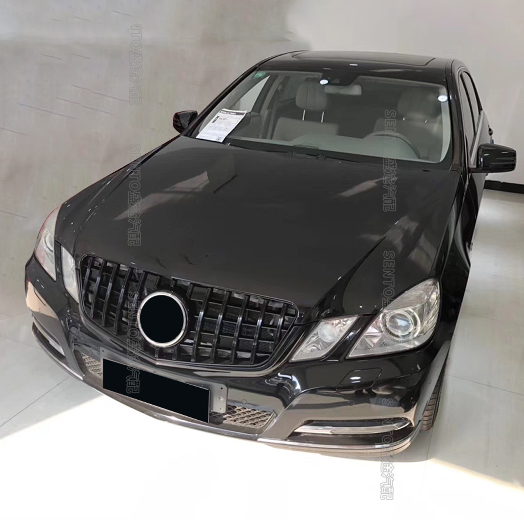 Suitable for 09-15 Mercedes-Benz E-Class W212 E260 E300 E350 E200 Mid-Grid Modified Starry Sky Gt Grille