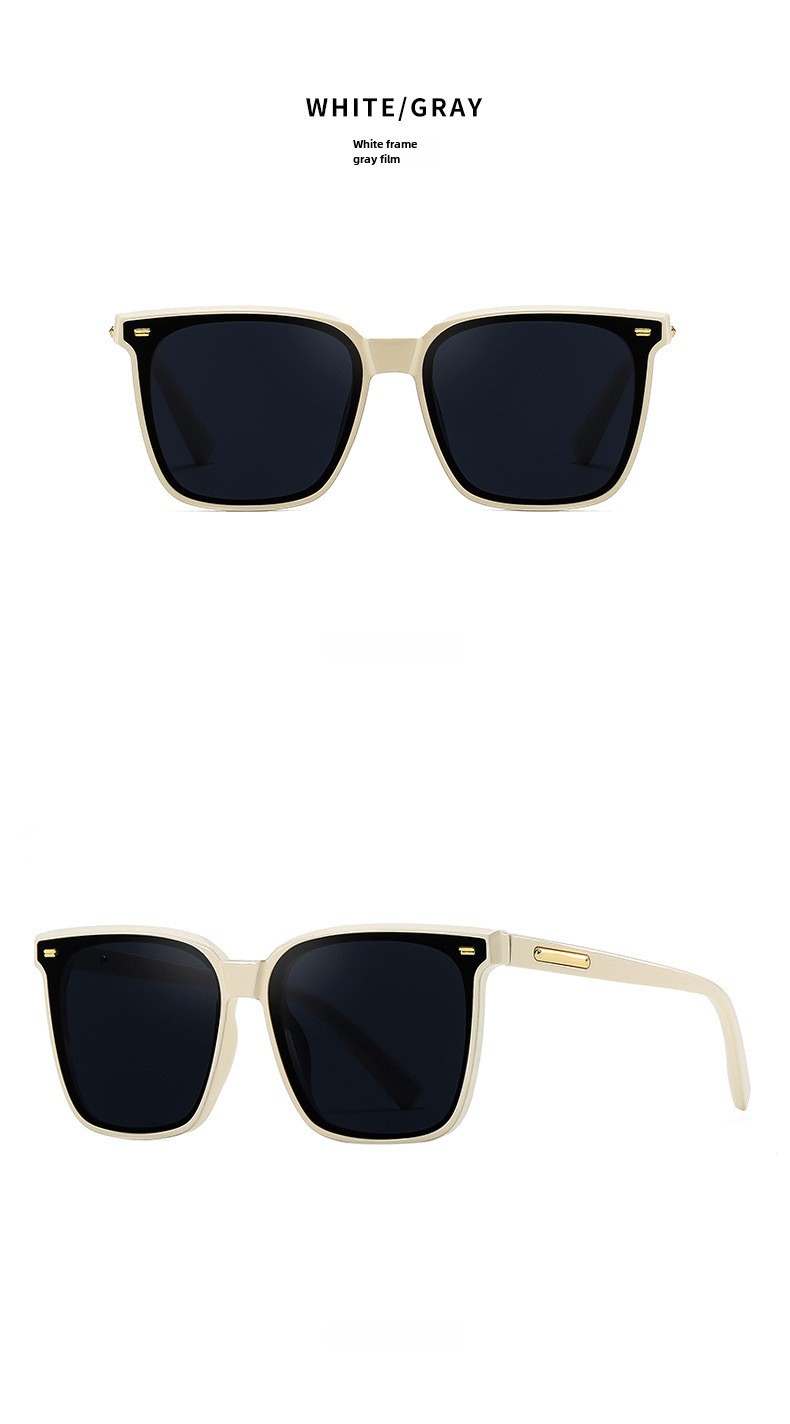 Lunettes de soleil chaudes en direct sur Internet, photographie de rue de célébrités, visage uni, lunettes de soleil anti-UV avancées pour hommes et femmes gm_voghion.com