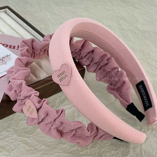 Love hairpin high skull headband  new women's style to wash face and press hair Internet celebrity wide-brimmed headband pink hair bundle