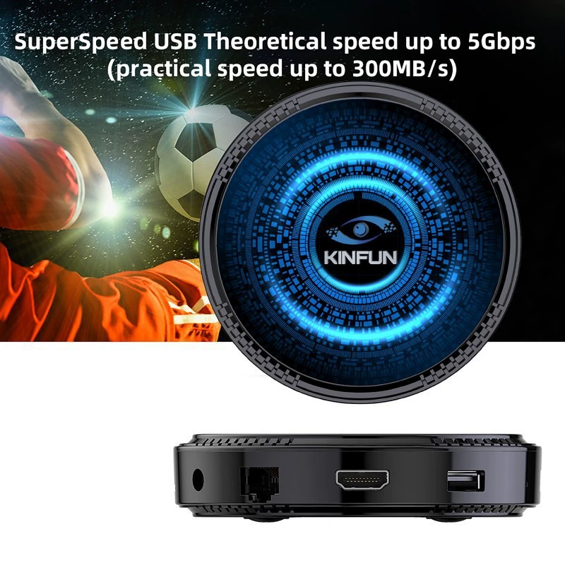 Android TVBox Android TV box IPTV сетевой плеер KINFUN двойной диапазон Wi-Fi с Bluetooth