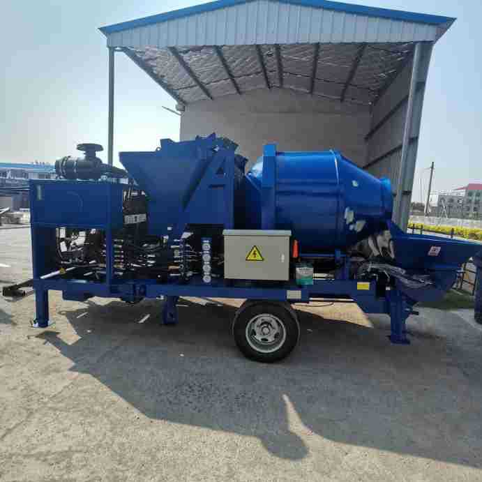 Mixing Integrated Pump Diesel Version Mixing Machine 40m3 Per Hour Mixing Pump Jbs40R Mixing Pump Machine