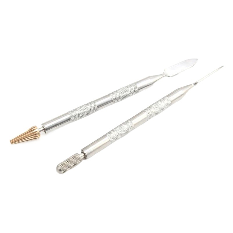 DIY hecho a mano borde de la pluma de aceite multifuncional borde de la pluma de aceite de doble uso borde del aceite de pegamento pegajoso Borde de aceite herramienta de sellado