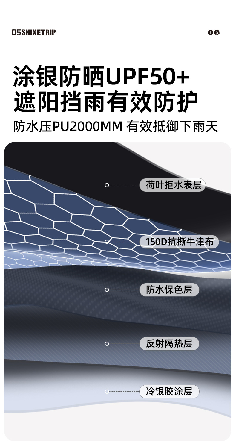 Shanqu Quick Opening Dome Account Free to Build Sun-proof and Wind-resistant Increasing Sky Curtain Tent Waterproof and Stable Automatic Dome Tent