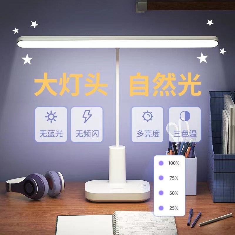 創意led檯燈護眼usb床頭燈學生學習專用氛圍小夜燈臥室宿舍閱讀燈