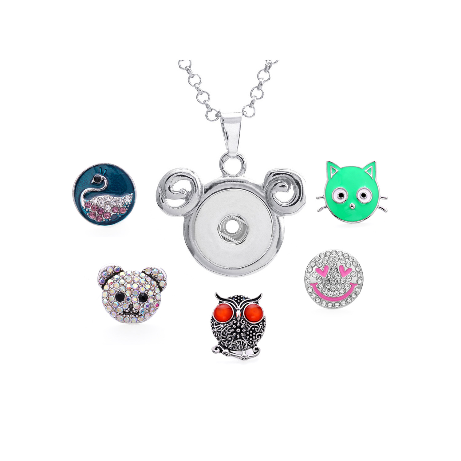 Style Simple Style Classique Animal Alliage De Zinc Incruster Strass display picture 1