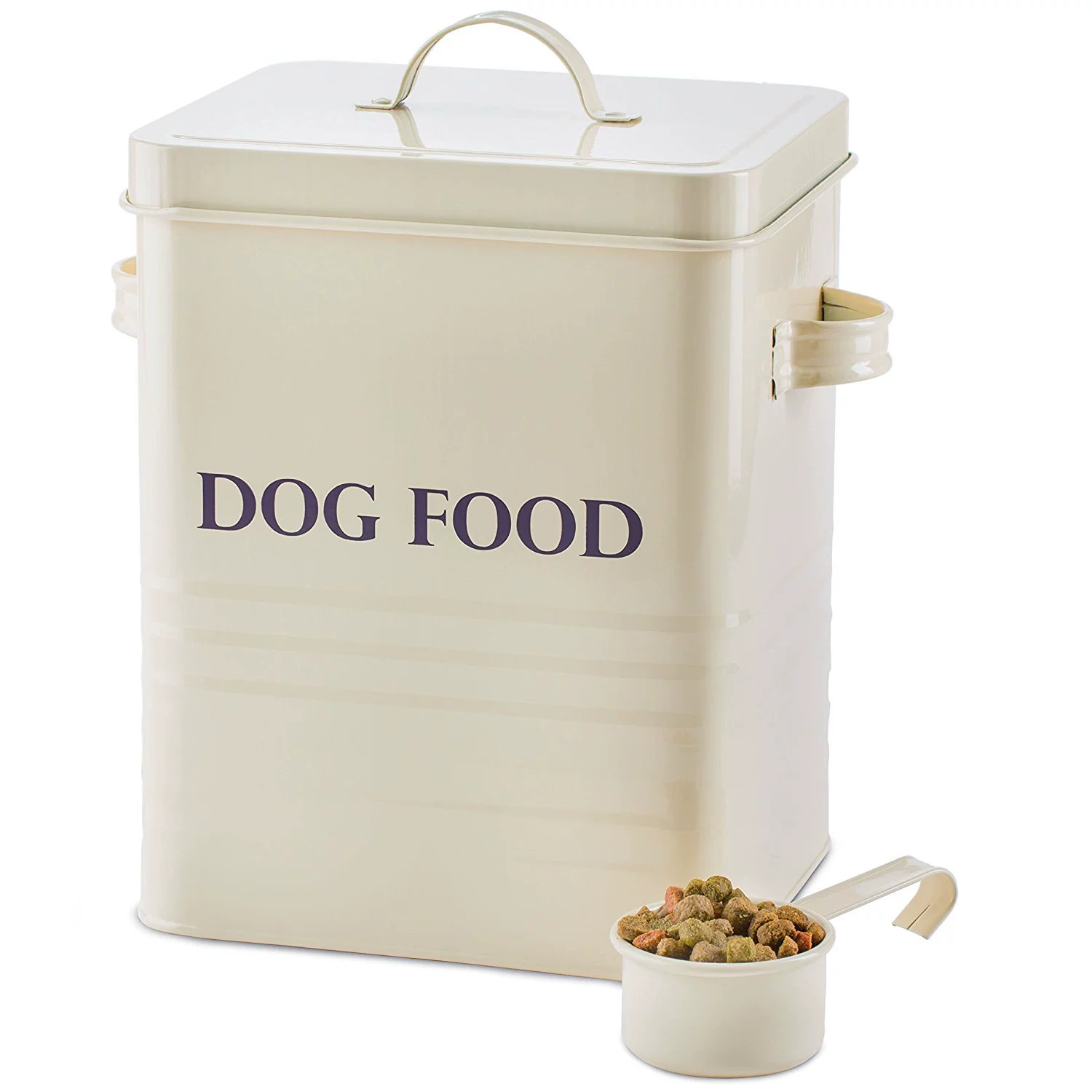 Бака для хранения собачьей еды любимца железной фабрики источника ориентированный на заказчика милого круглый новый