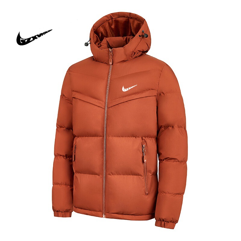 Cross-Border Autumn and Winter New Cotton Jacket Men's Casual Sports Thickened Warm Cotton Jacket Trendy Brand Hooded Versatile Jacket Men Cross-Border Autumn and Winter New Cotton Jacket Men's Casual Sports Thickened Warm Cotton Jacket Trendy Brand Hooded Versatile Jacket Men