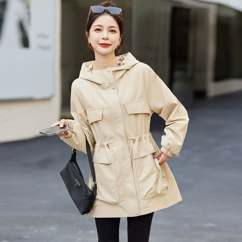 Autumn trench coat, jacket for leisure
