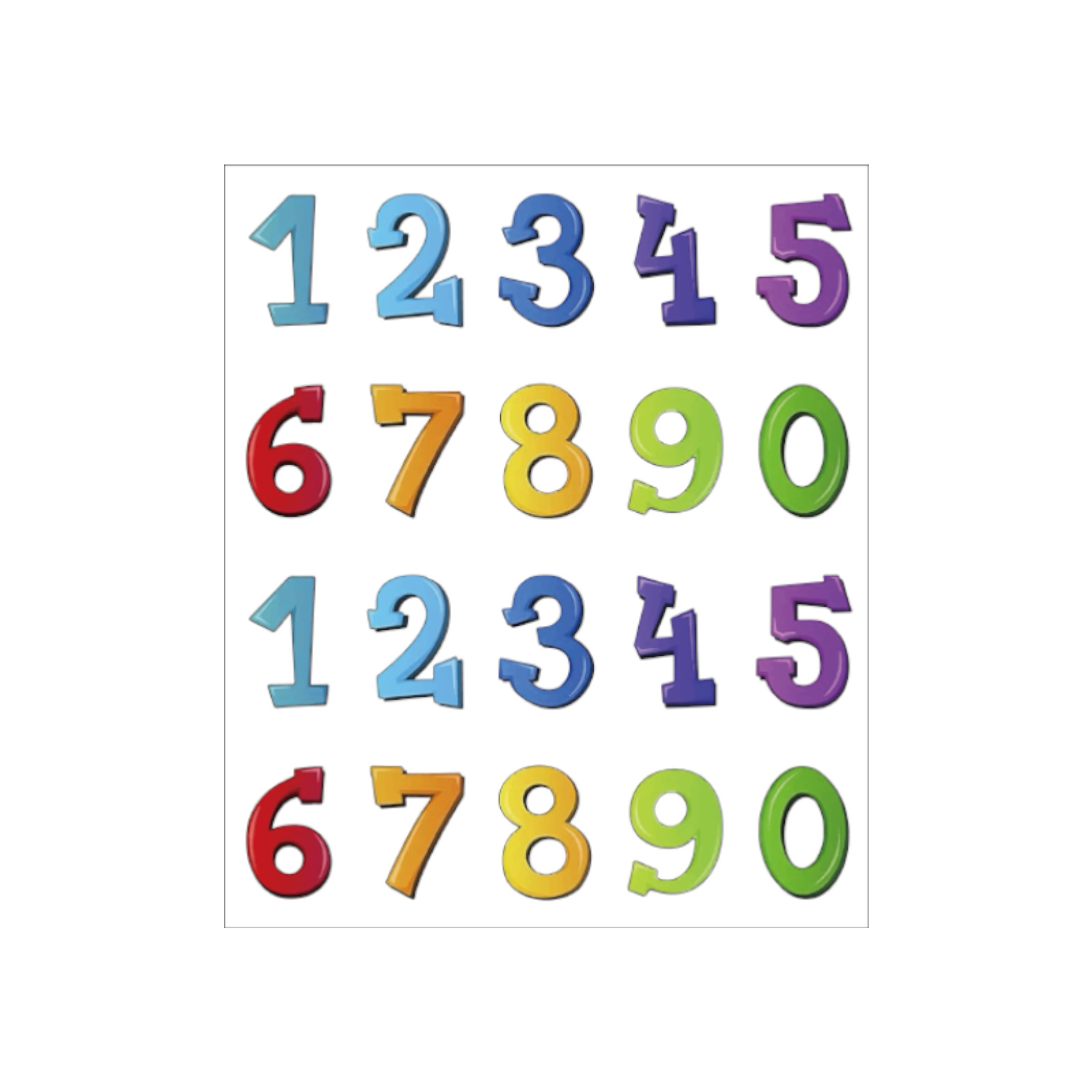 彩色数字贴02（两张）
