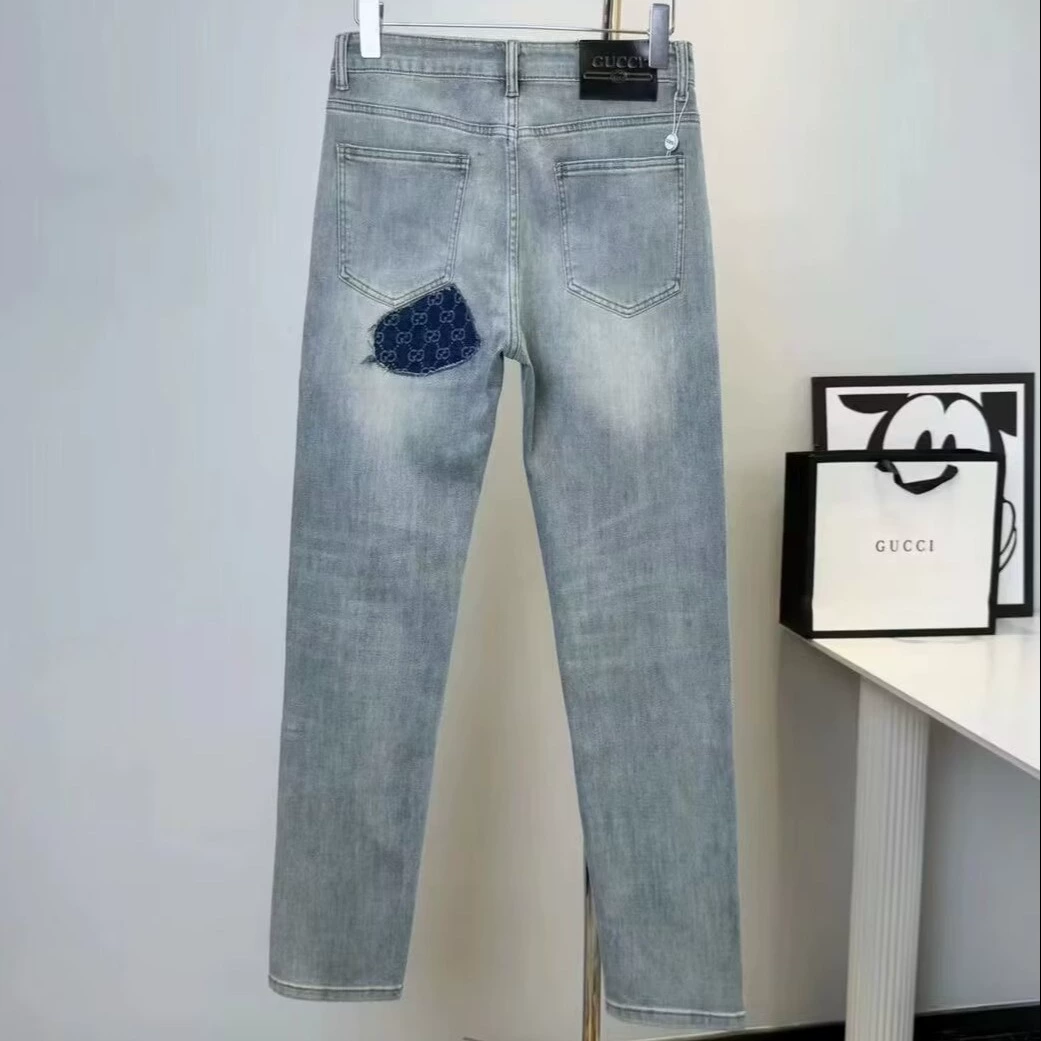 Джинсы, комбинезон, демисезонные тонкие ретро брюки, slim fit, плотные, американский стиль