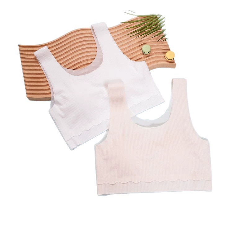 Нижнее белье Little Squirrel Lolo для девочек, летний тонкий бюстгальтер для девочек второго этапа развития, для учащихся старших классов