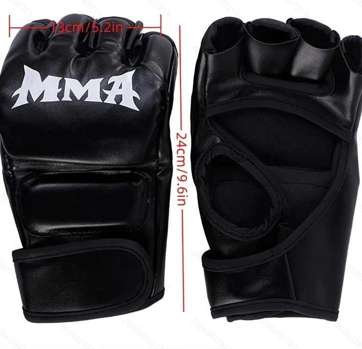Бокс gloves для взрослых для тренировок, мешок для удара для мужчин и женщин, без пальцев