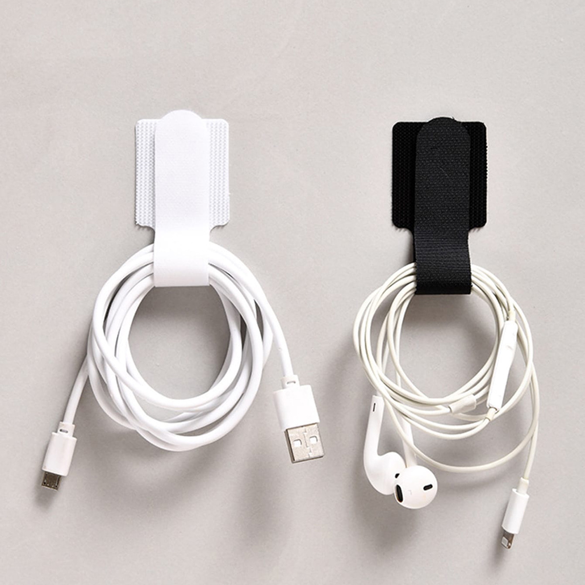 数据线收纳神器魔术贴扎带电脑束线带桌面理线器电线走线