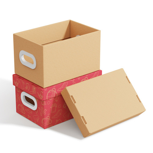 Dream Box Kraft Paper Storage Box Sweater Wholesale Bedroom Clothes Book Organizing Box with Lid Foldable Cardboard Box