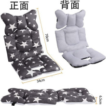 婴儿推车坐垫全棉童车保暖垫子宝宝餐椅秋冬加厚宝宝车垫通用四