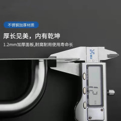 加厚不鏽鋼推拉板 明裝拉手通道門指示牌扶手消防門把手 五金批發