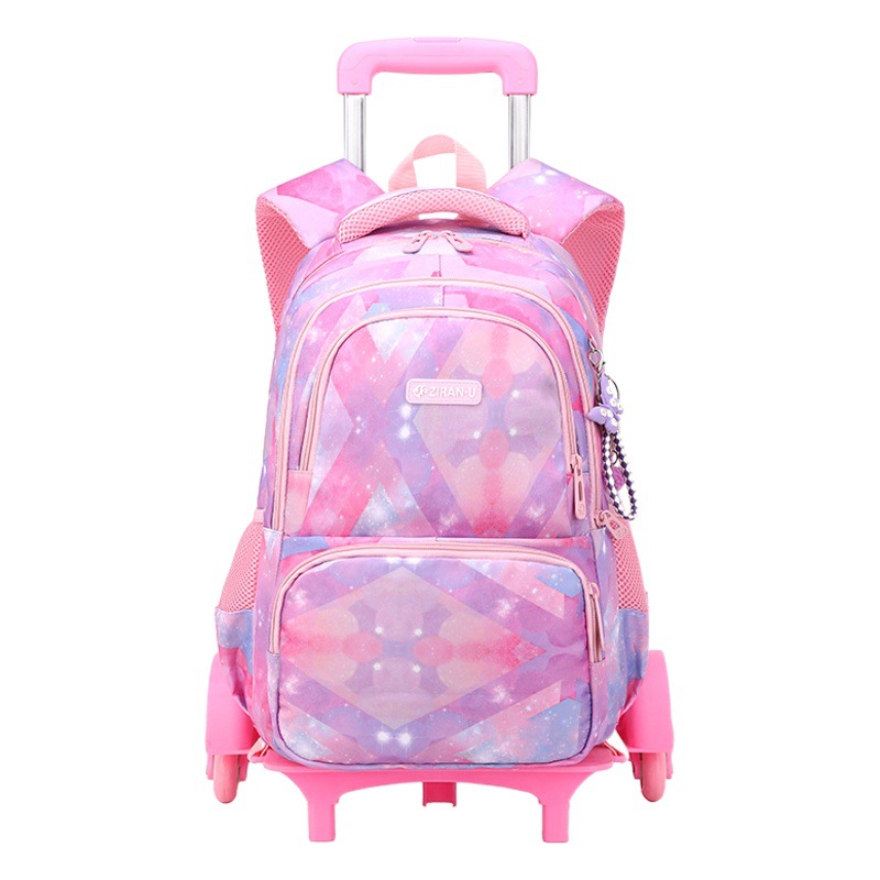 Peces naturales nueva mochila trolley conjunto de tres piezas estudiante de la escuela primaria hombres y mujeres de gran capacidad mochila de moda entrega popular