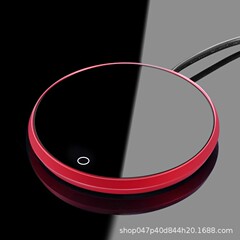 恒温宝加熱ベース電気ティーポットオフィスティーウォーマーインテリジェントガラスティーカップ断熱コースター温度調節可能