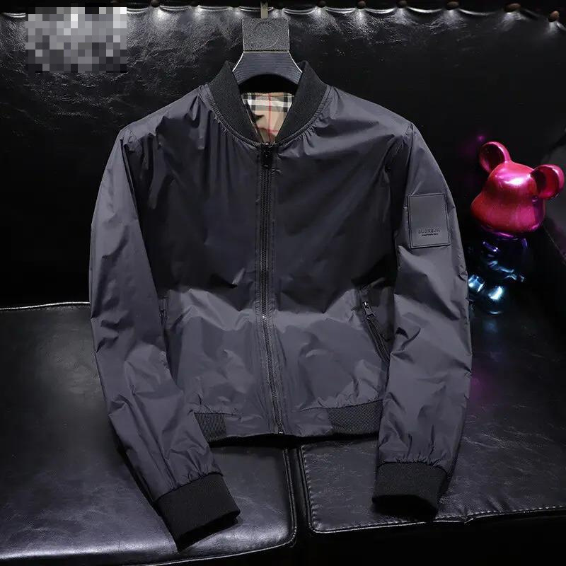 2025 New Baseball Collar Jacket Men's European Fashion Brand Thin Autumn 251820-Year-Old Boy Youth Jacket