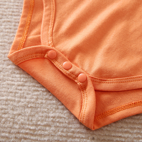 Ins-style infant onesie short-sleeve baby diaper cover rabbit outfit summer breathable cute hooded cross-border cotton