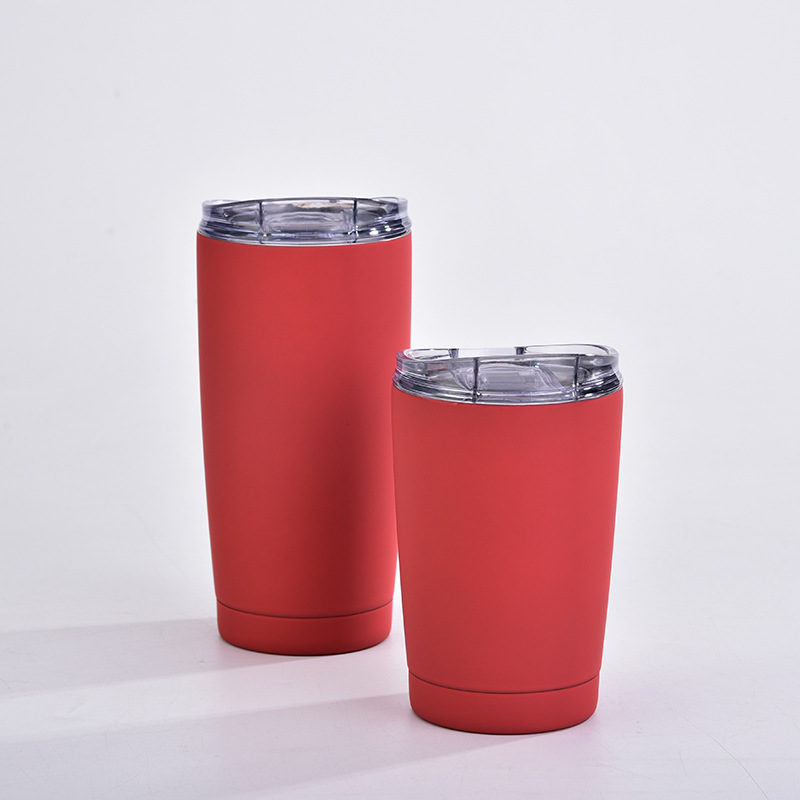 245g Weight White, Pink, Red, Blue, Yellow, Black Color Cross-border 304 Stainless Steel Vacuum Cup Car Simple Cup With Straw Men And Women With Cover Coffee Cup Tumbler 1