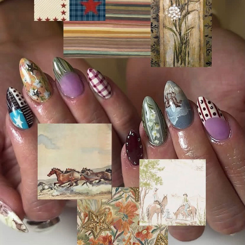 Cross-Border French-Style Nail Stickers Pink Cow Print Press-On Nails Yin-Yang Nail Stickers Nails Press-On Nail Art Wholesale Cross-Border French-Style Nail Stickers Pink Cow Print Press-On Nails Yin-Yang Nail Stickers Nails Press-On Nail Art Wholesale