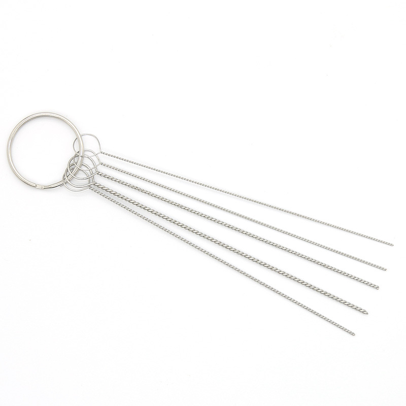 Cepillo de limpieza mecánico directo de fábrica pistola de pulverización pluma cepillo de nylon boquilla de aguja multifuncional cepillo de limpieza al por mayor