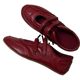 Vintage Red Ballet Shoes Women 2025 Spring New Velcro Round Toe Casual Flats