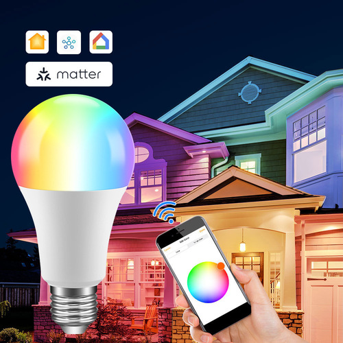 matter smart light bulb HomeKit directly connected to Google home alexa wireless wifi voice control