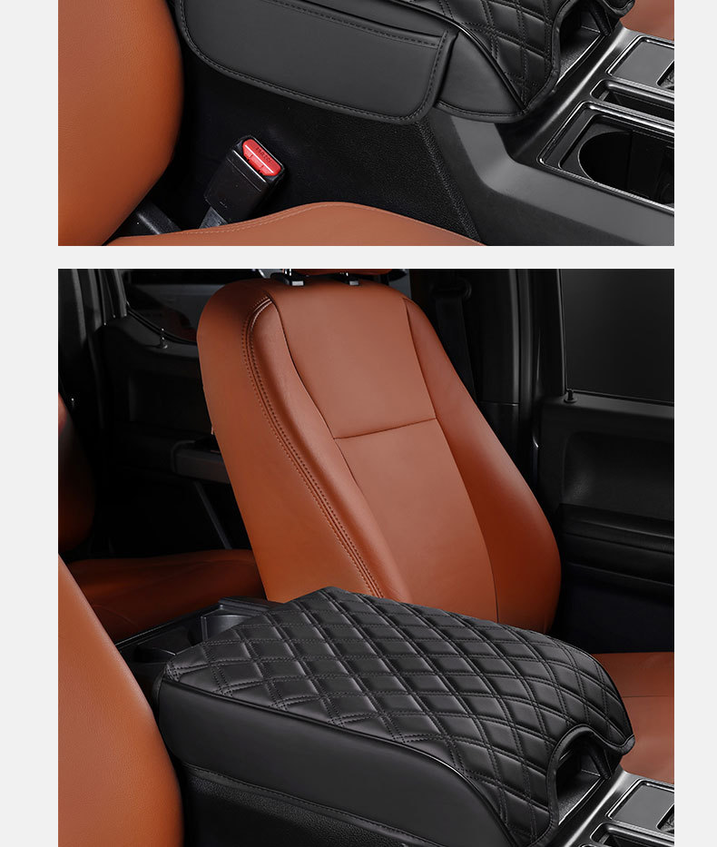 Suitable for 2015-2020 Ford F150 Car Armrest Box Heightening Pad Elbow Support Pad Armrest Box Cushion