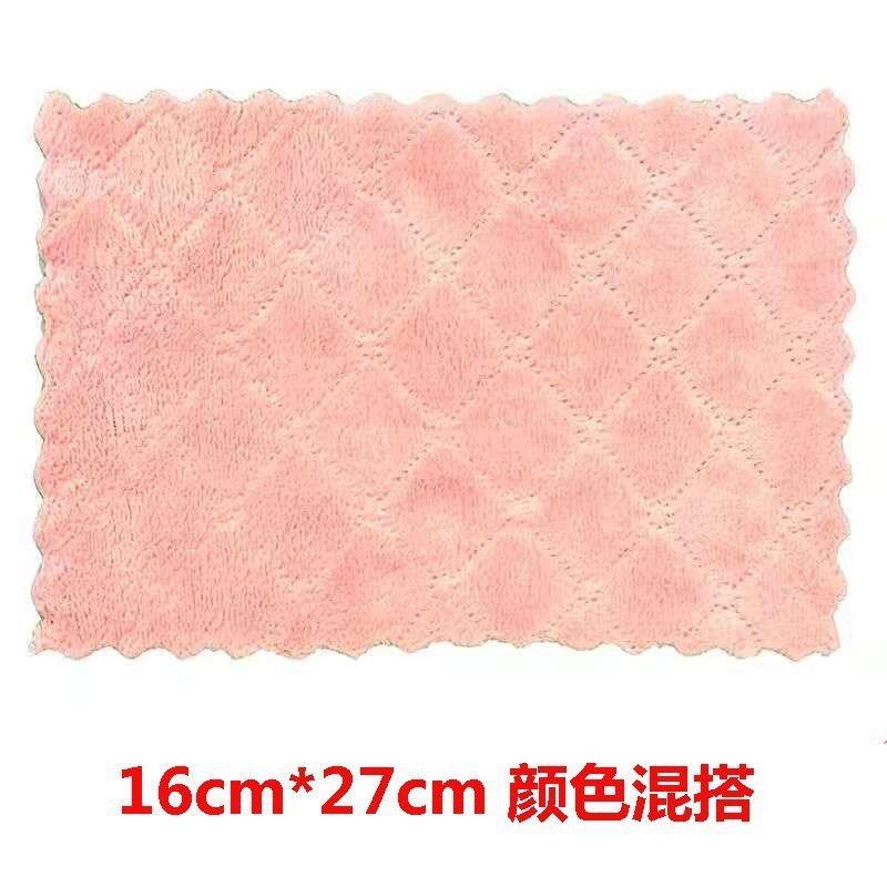 メーカー卸売りの皿洗いタオルの皿洗い布の台所の雑巾は油を塗ってテーブルの厚い金を拭きません。|undefined