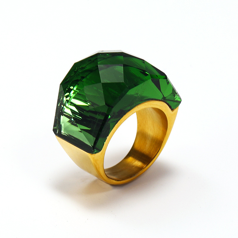 18g Weight Rhinestones Inlay Material Rings Classification 1 Piece Quantity Holiday, Daily Occasion Titanium Steel Material Color Block Pattern Men's Gender Inlay Design Simple Style, Classic Style Style Simple Style Classic Style Color Block Titanium Steel Inlay Rhinestones Men's Rings 12