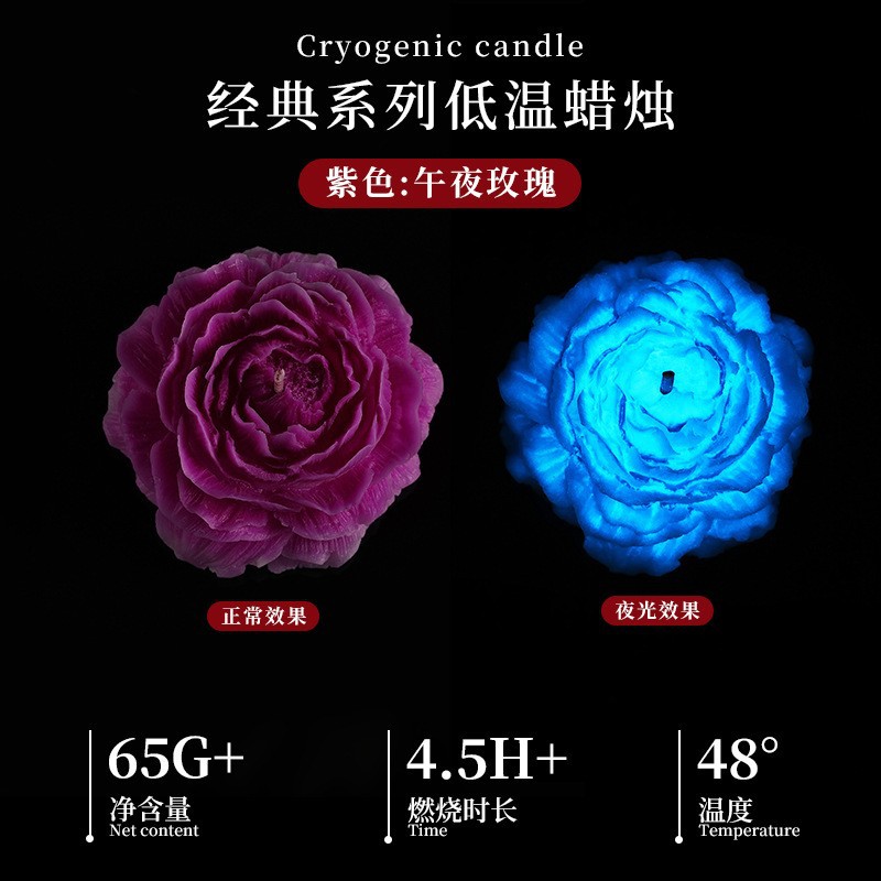 미드나잇 로즈 – 보라색(형광)