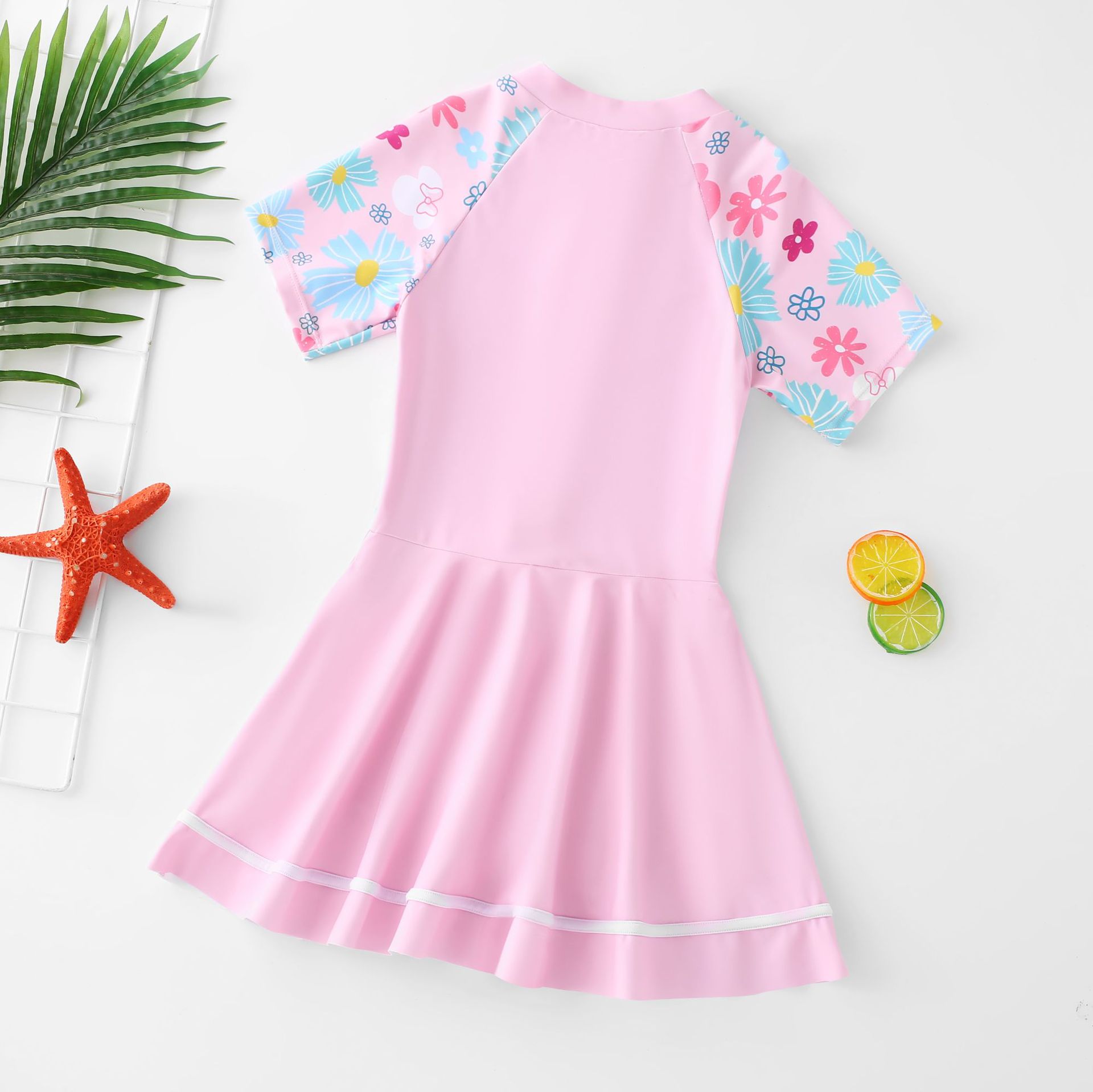 Girls One-piece Swimsuit Comfortable Beachwear For Swimming Pool_voghion.com