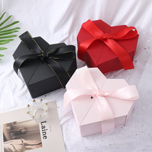 ins风伴手礼包装盒情人节生日礼物盒创意双开门大号心形鲜花礼盒