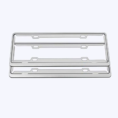 New Traffic Regulations Aluminum Alloy License Plate License plate holder/license plate holder - thin-blue-brandaluminum-alloy-silver-1-pairno-accessories