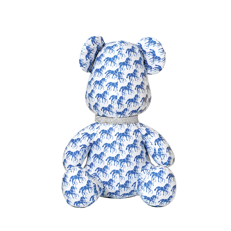 Lapolaffe de alto nivel de adornos de cuero para cachorros colgantes impresos C1008#