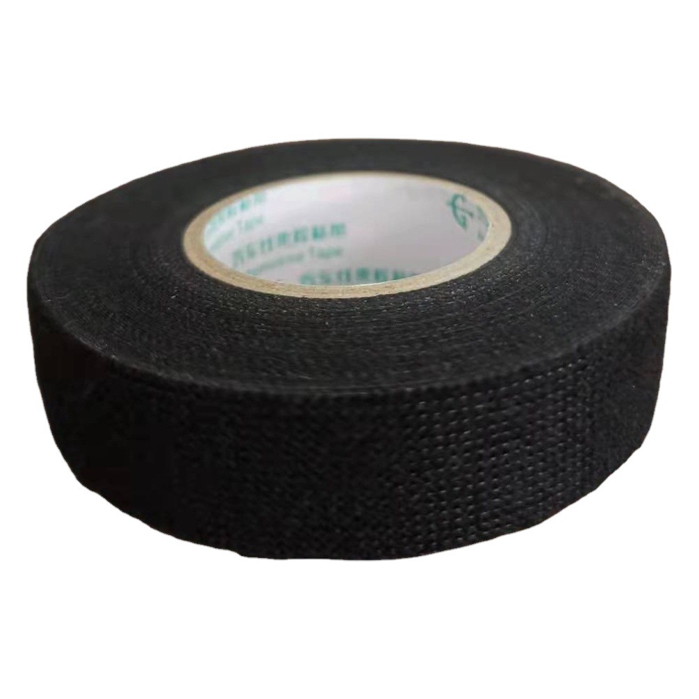 Aislamiento acústico, absorción de impactos y reducción de ruido, paquete de arnés de cableado del compartimiento de pasajeros del automóvil, adecuado para cinta de franela negra resistente al desgaste 15 metros 19mm de ancho