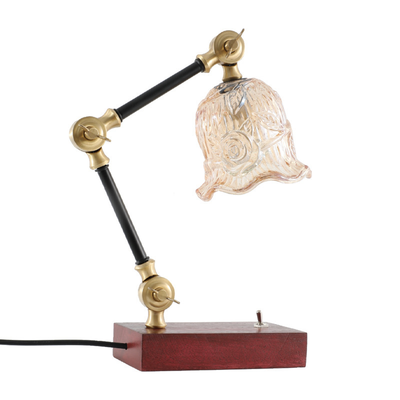 American Retro Light Robot Creative Atmosphere Table Lamp High Beauty Value Simple Living Room Desk Bedroom Bedside New