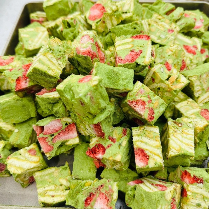 [공기와 혈액에 영양을 공급] 수제 말차 염소 우유 퍼프 250g*2봉지