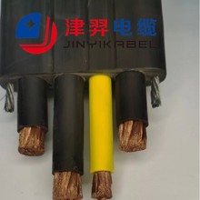 起重机 龙门吊 卷盘卷筒扁电缆3*35+1*16mm 抗拉耐磨扁平电缆