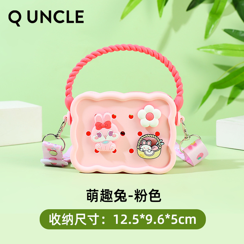DIY 휴대용 크로스백 - 귀여운 토끼 핑크