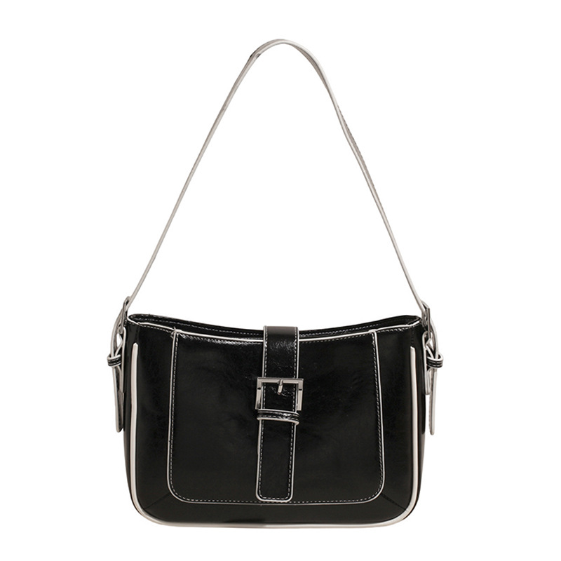 Bolso de axila retro estilo Hong Kong 2025 verano nuevo bolso femenino de alta calidad textura bolso de hombro de todo fósforo de viaje marea