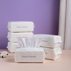 Disposable face towel wholesale thickened removable facial cleansing towel wet and dry cotton soft towel beauty makeup removal towel manufacturer