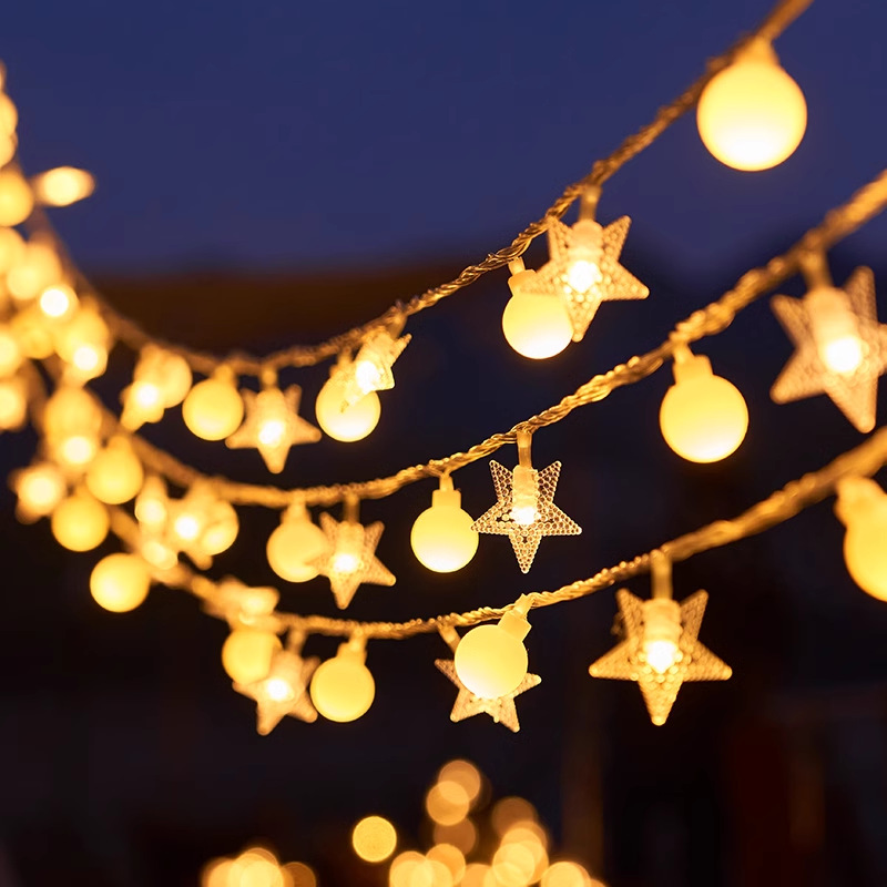 Warm white [stars + balls]