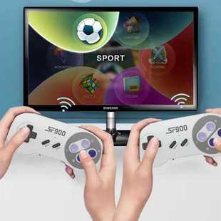 Sf900 Hd Wireless Tv Game Console 16-Bit Double 2.4Ghdmi Nostalgic Retro 5000 Games