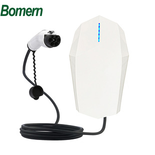 Bomei Electric Vehicle Charging Pile Wall-mounted Household GB 7KW/11KW/22KW Credit Card APP OCPP