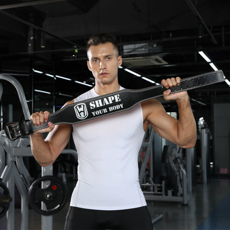 Polyurethane sports waist belt for gym, protective gear for training