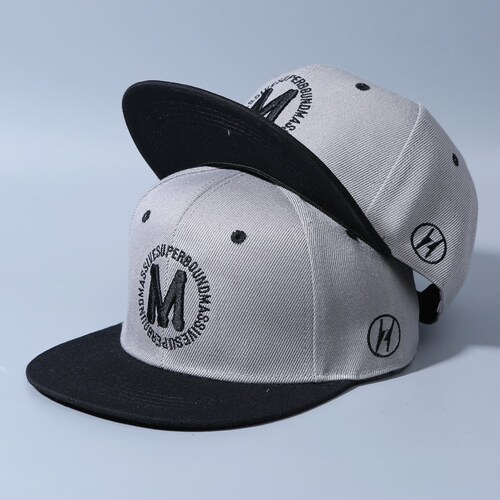 New Maoqing M Round Logo Embroidered Baseball Cap, Fashion Casual Hip-Hop Hat, Outdoor Sports Hat, Golf Hat