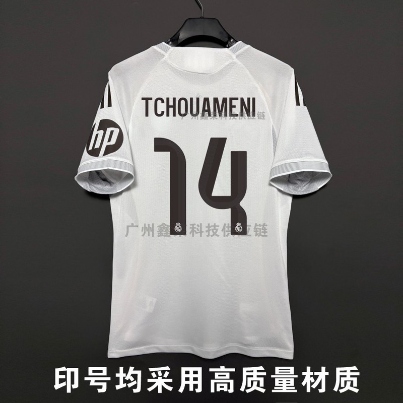 2526 レアル マドリード ホーム ジャージ No. 12 トレント No. 10 ムバッペ プレーヤー バージョン サッカー ジャージ 大人用 シングル トップ|undefined